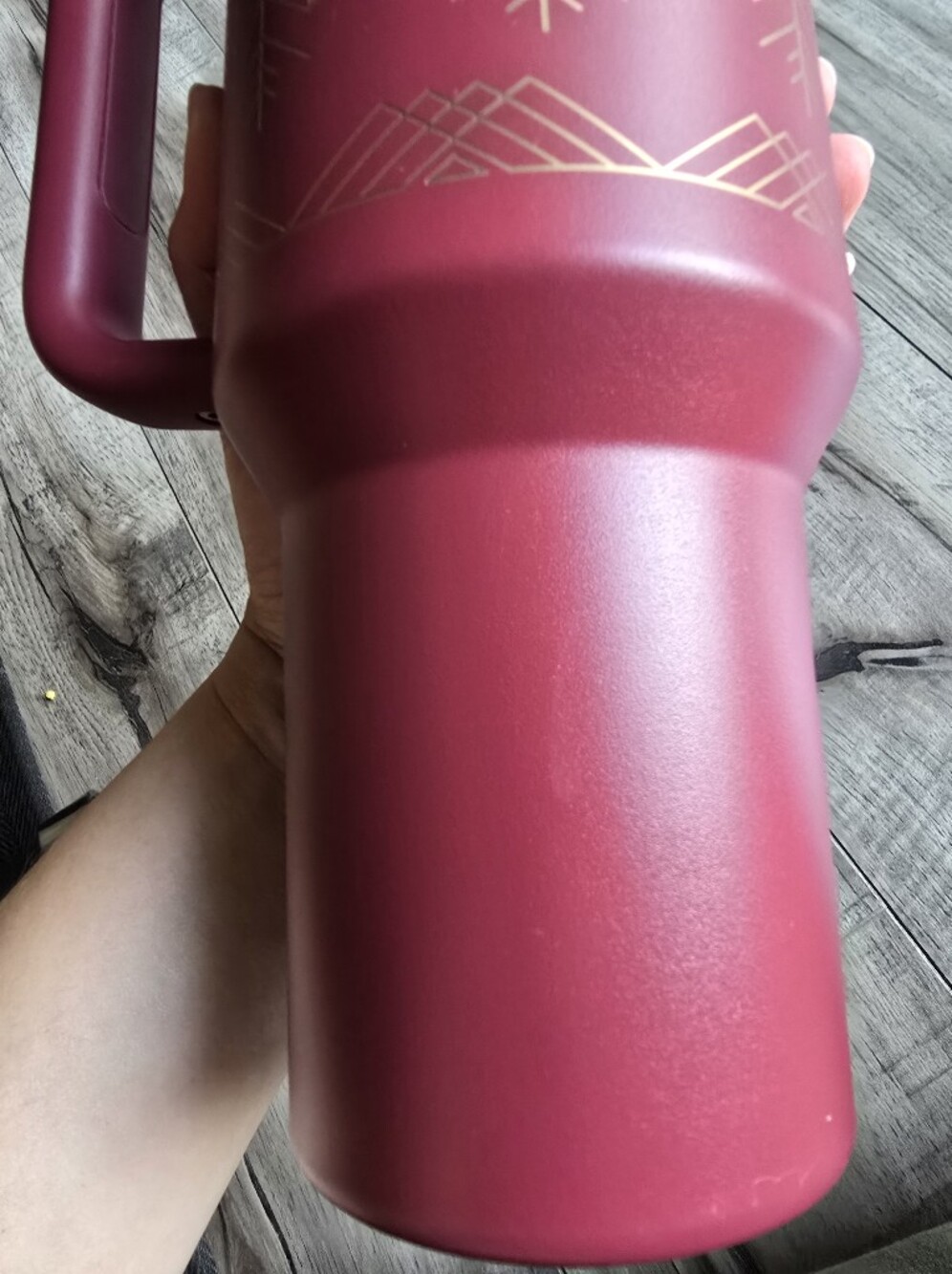 Stanley 40 Oz Cranberry Winterscape Tumbler - Picture 3 of 11